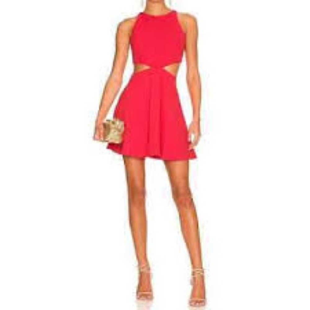 NWT Alice and Olivia cutout mini dress